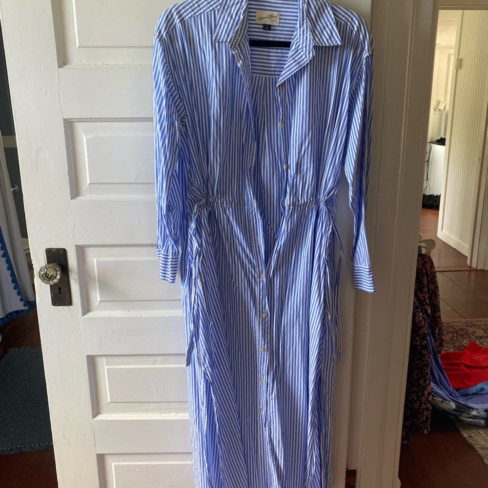 Universal Thread Blue and White Striped Dress